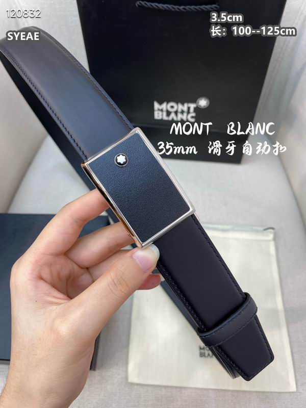 Montblanc belt 自动扣 35mmX100-125cm 8L072012